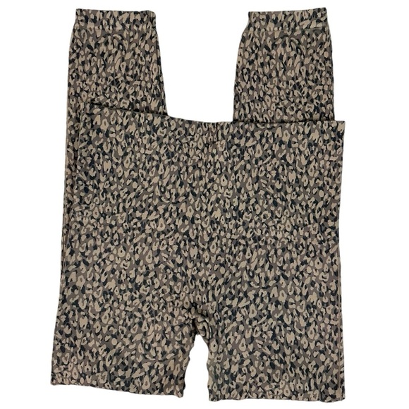 Spanx Look At Me Now Leggings in Mini Leopard Size XL Full Length Shape Wear - Picture 4 of 10